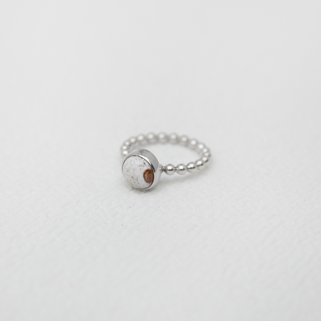 Anillo Bolitas Piedra