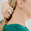 Anillo Geranio Piedra