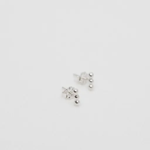 [012956] Aretes Minimal (Tres Bolitas)