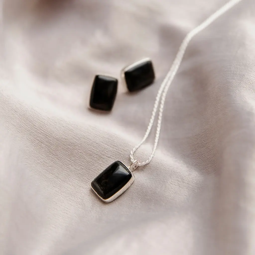 Dije Piedra Rectangular Mediana