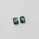 Aretes Piedra Rectangular Medianos
