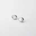 Aretes Piedra Oval Pequeña