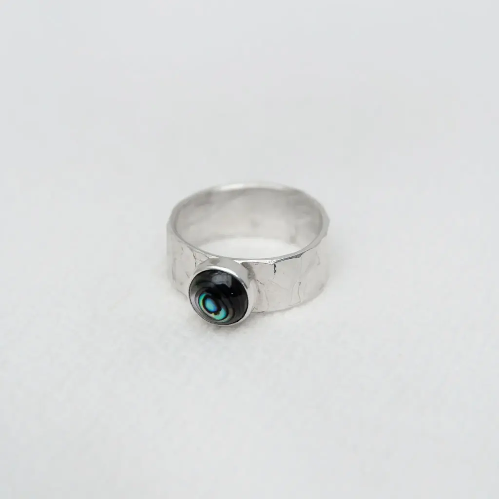 Anillo Banda Minimal Piedra