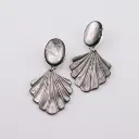 Aretes Concha Hoja Grande