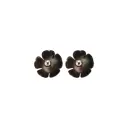 Aretes Concha Flor Mediana