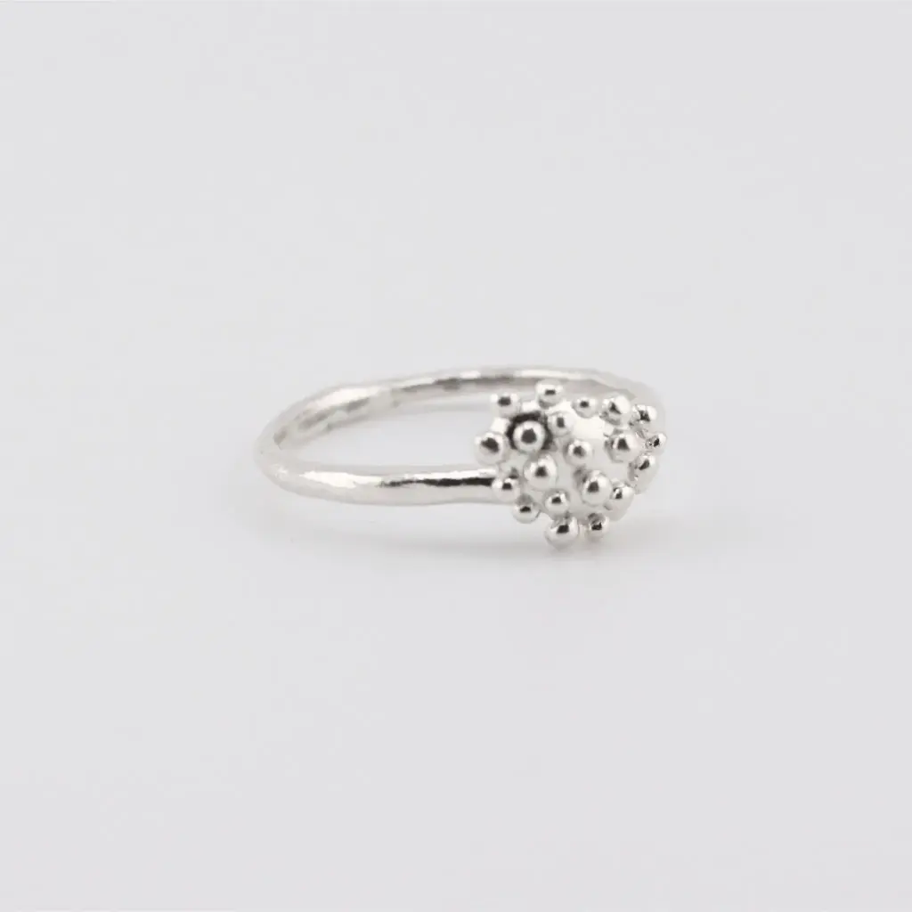 Anillo Granulado Sello Mediano