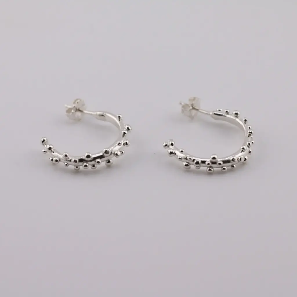 Aretes Argolla Arrecife Pequeñas