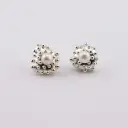 Aretes Texturado Perlas