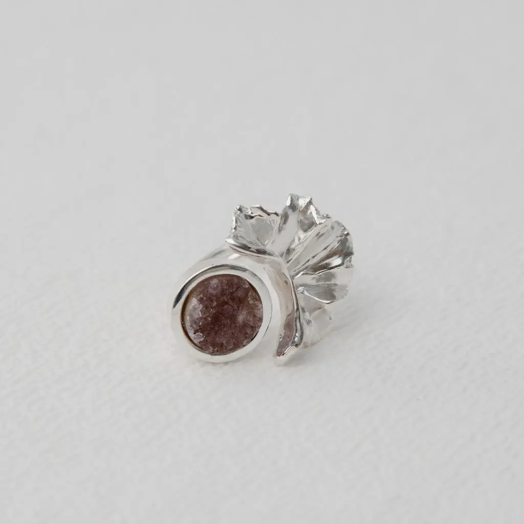 Anillo Drusa con Geranio