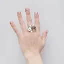 Anillo Drusa con Geranio