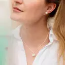 Aretes Guacal Perla Pequeños