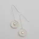 Aretes Bowl Perla Gancho