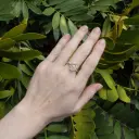 Anillo Aro Guacal Perla Pequeño