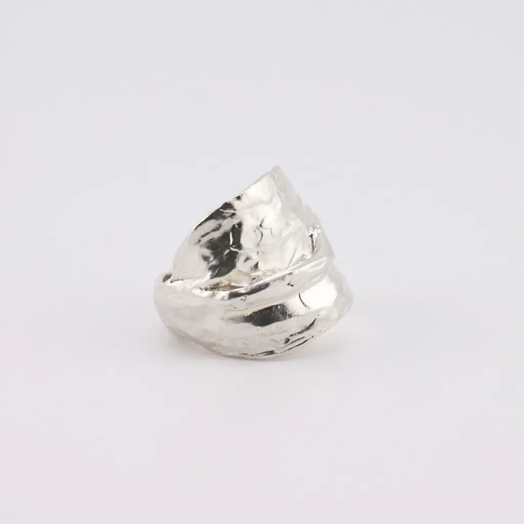 Anillo Grande Texturado