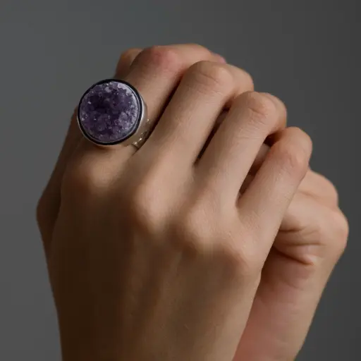 Anillo Banda Drusa Grande