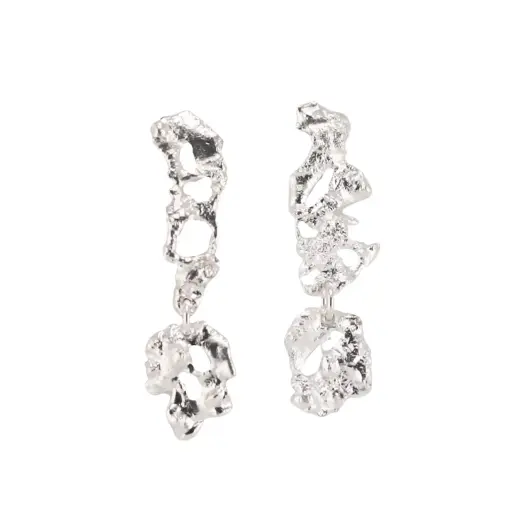[004332] Aretes Orgánico Mediano 2OM