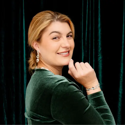 [004334] Aretes Orgánico Grande 3OM