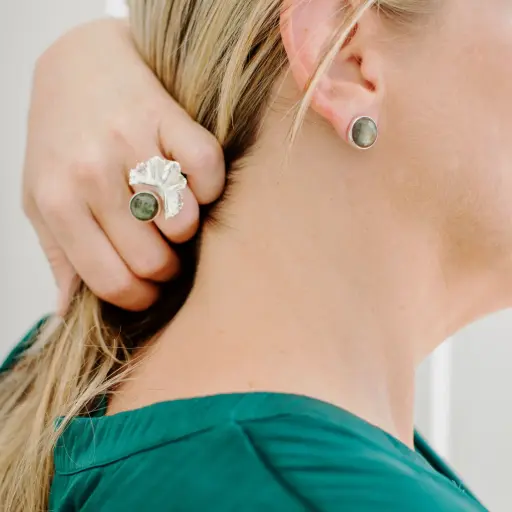 Anillo Geranio Piedra