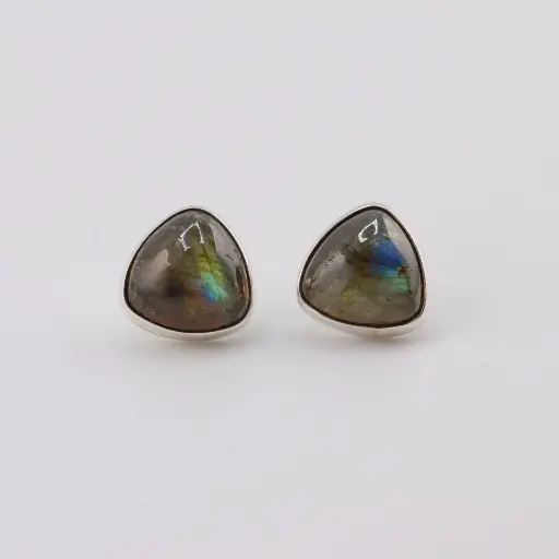 Aretes Piedra Triangular Pequeña