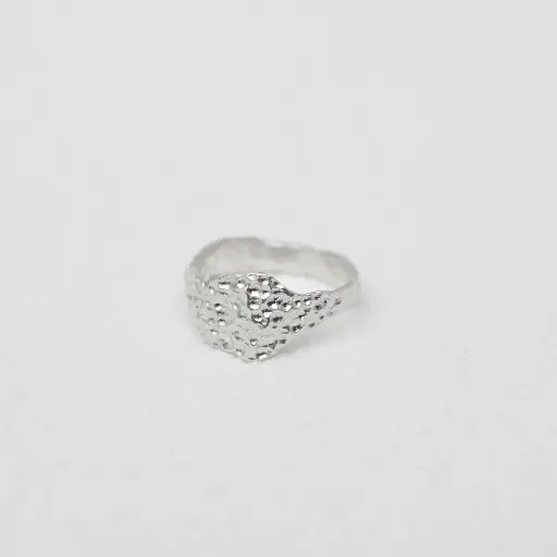 Anillo Coral Sello Mediano