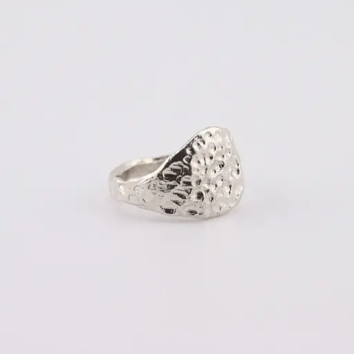 Anillo Coral Sello Grande