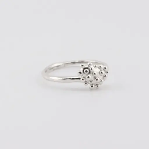 Anillo Granulado Sello Mediano